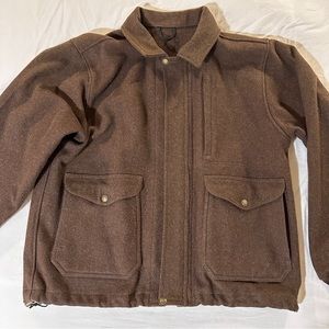 Filson Mackinaw Wool Work Jacket - Brown - Size XL